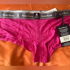 Psycho Bunny Women’s fuchsia panty - NWT - Size S
